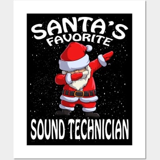 Santas Favorite Sound Technician Christmas Posters and Art